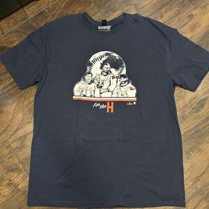 Houston Astros Astronaut For The H Tshirt Blue Adult XL NWOT MLB